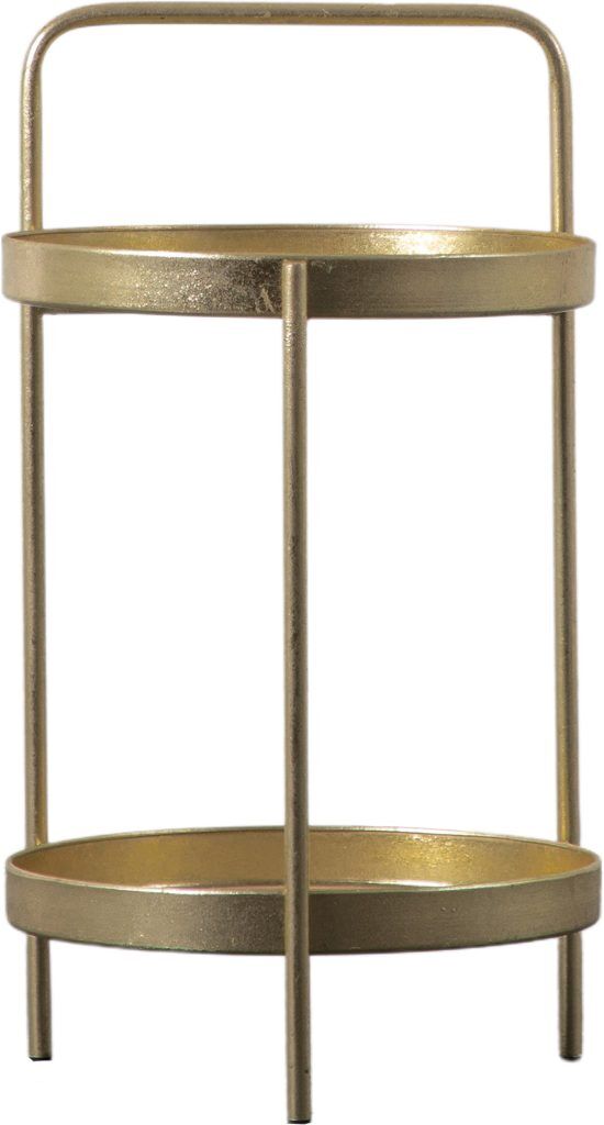 Gallery Direct Sennen Side Table Gold | Shackletons