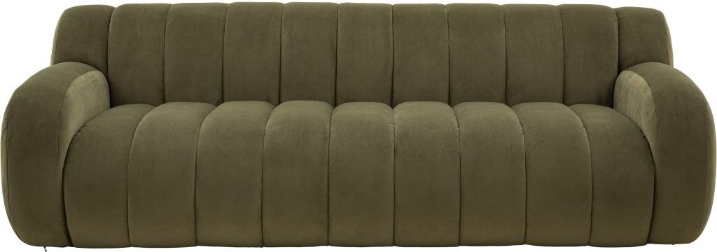 Gallery Direct Coste 3 Seater Sofa Moss | Shackletons