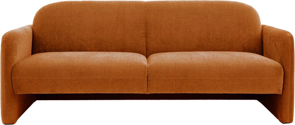 Gallery Direct Massa 3 Seater Sofa Amber | Shackletons