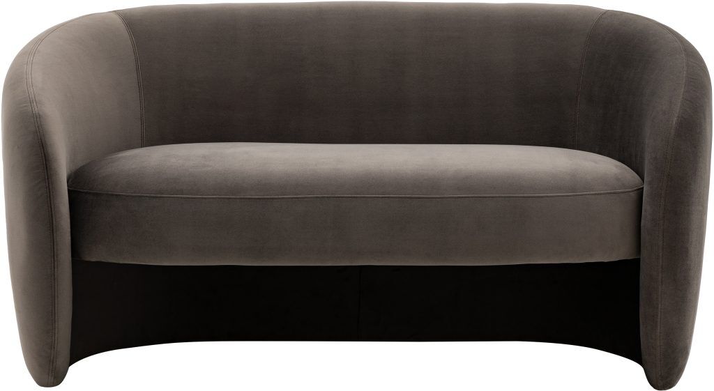 Gallery Direct Curvo 2 Seater Sofa Espresso | Shackletons