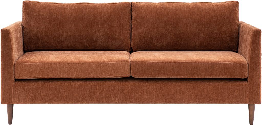 Gallery Direct Gateford Sofa 3 Seater Rust | Shackletons
