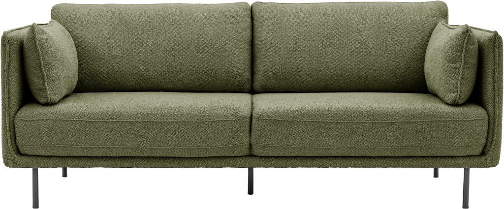 Gallery Direct Wigmore Sofa Verdant Green Boucle | Shackletons