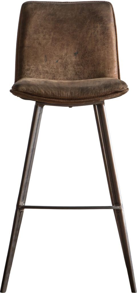 Gallery Direct Kelly Bar Chair in Brown | Shackletons