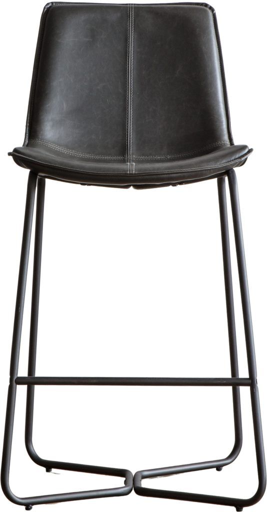 Gallery Direct Hawking Stool Charcoal Set of 2 | Shackletons