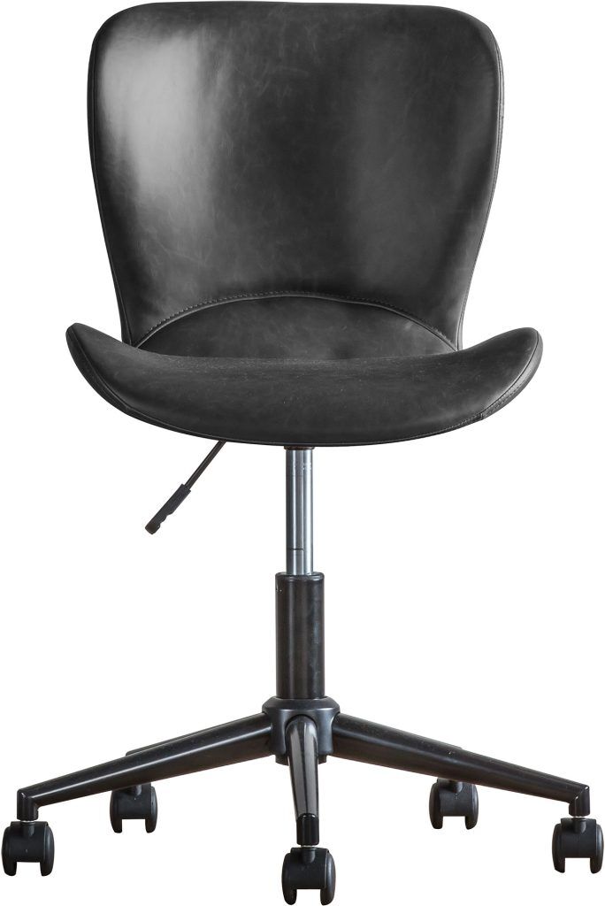 Gallery Direct Mendel Swivel Chair Charcoal | Shackletons