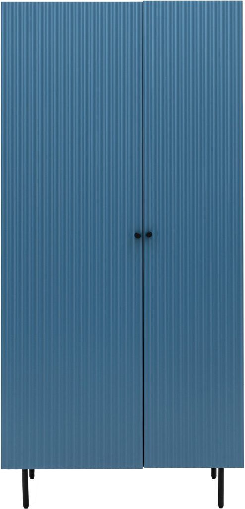 Gallery Direct Buckhurst 2 Door Wardrobe Blue | Shackletons