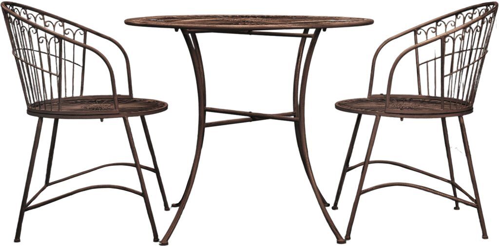 Gallery Garden Siracusa 2 Seater Bistro Set Noir | Shackletons