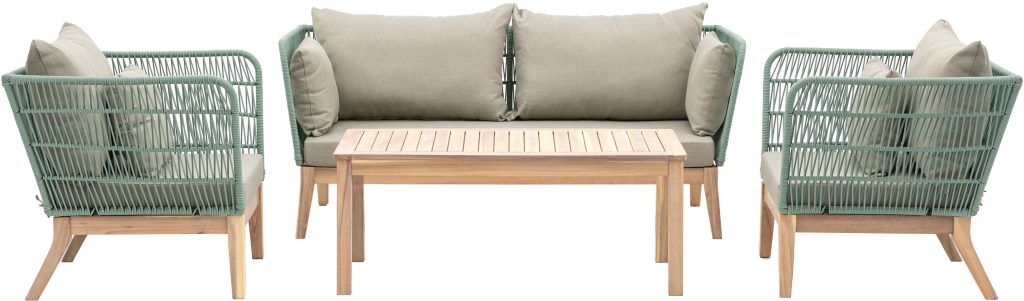 Gallery Garden Cataldo Lounge Set Green | Shackletons