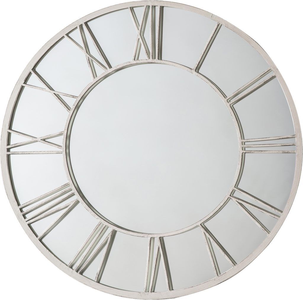 Gallery Direct Longfield Outdoor mirror Distressed White | Shackletons