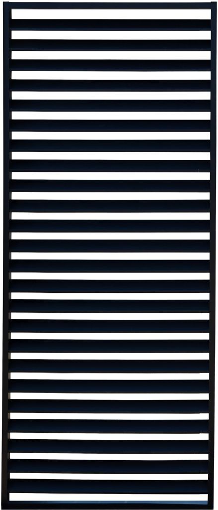 Gallery Garden Messina Pergola Louvre Screen Black 900x2180mm | Shackletons