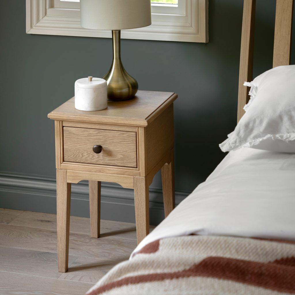 Gallery Direct Malvern 1 Drawer Bedside | Shackletons