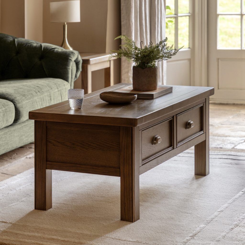 Gallery Direct Hardwick 2 Drawer Coffee Table | Shackletons