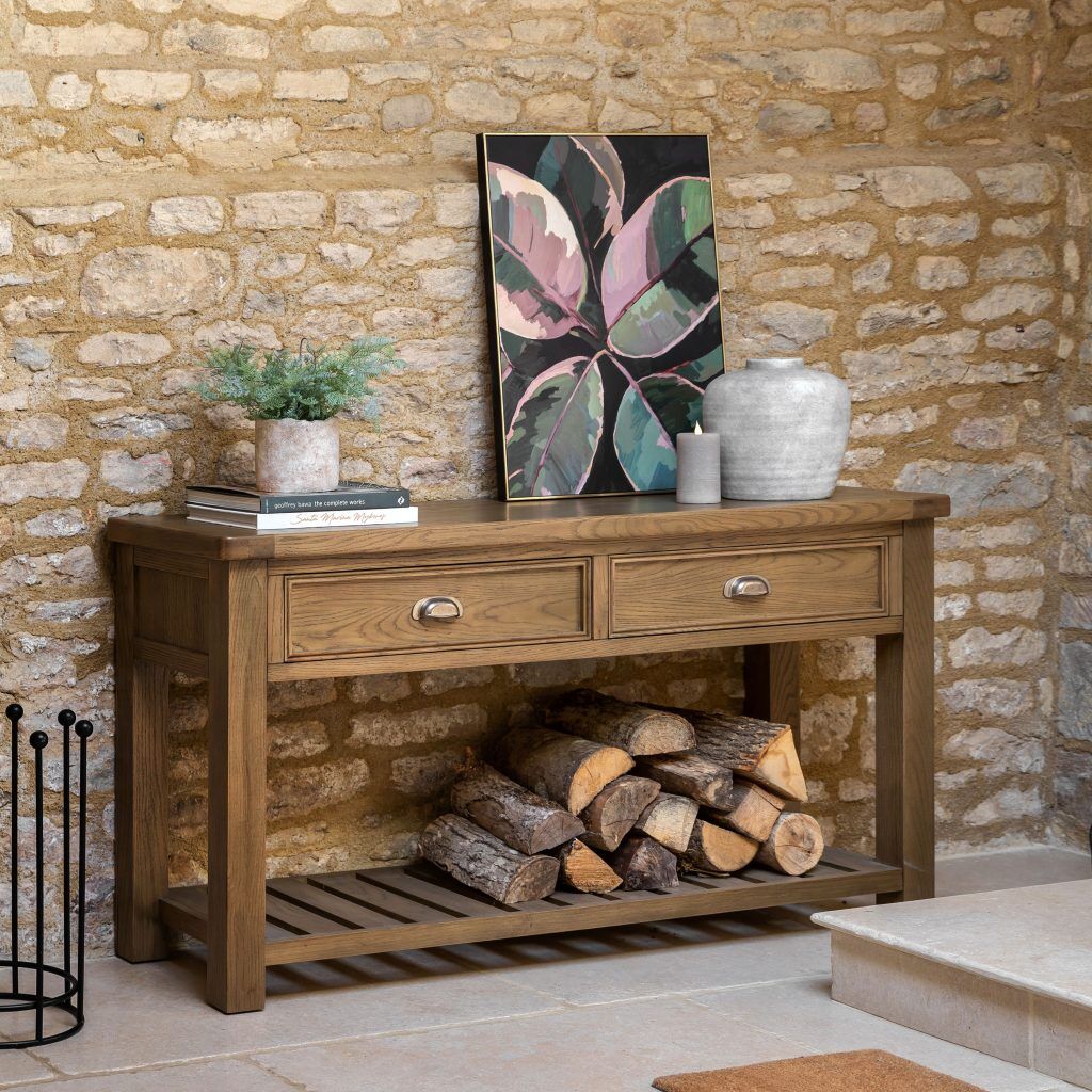 Gallery Direct Hardwick 2 Drawer Console Table | Shackletons
