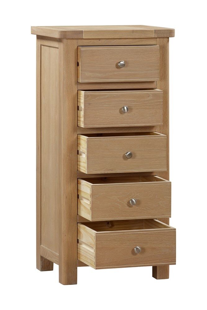 Foxington 5 Drawer Chest   Natural Oak | Shackletons