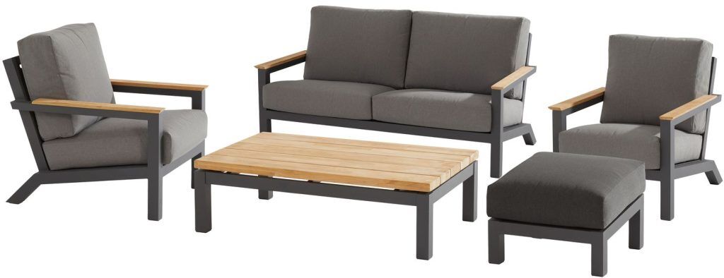 4 Seasons Outdoor Capitol Lounge Set with Footstool | Shackletons