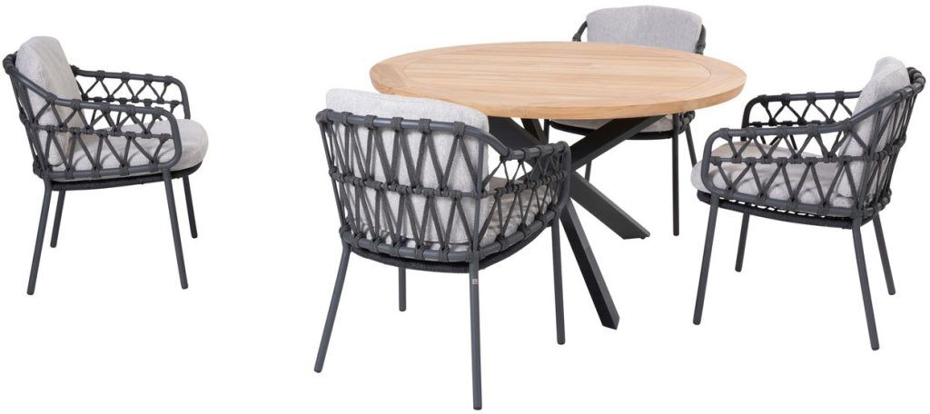 4 Seasons Outdoor Calpi 4 Seat Dining Set | Shackletons