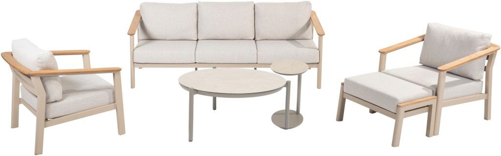 4 Seasons Outdoor Olivia Lounge Set with Footstool | Shackletons