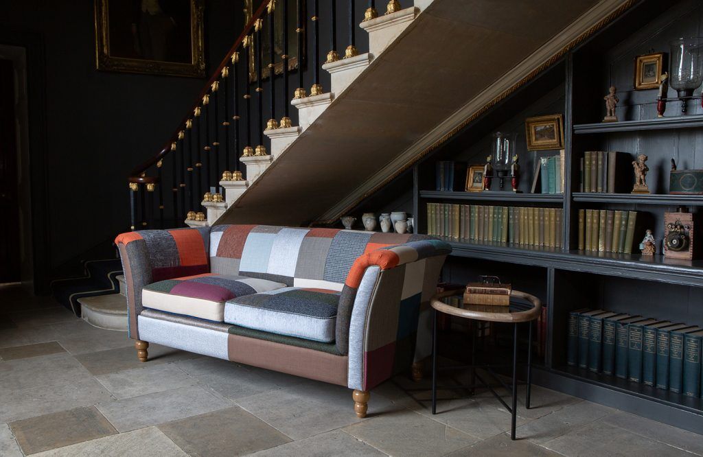 Vintage Sofa Company Granby 2 Seater Plain Back Sofa   Patchwork | Shackletons