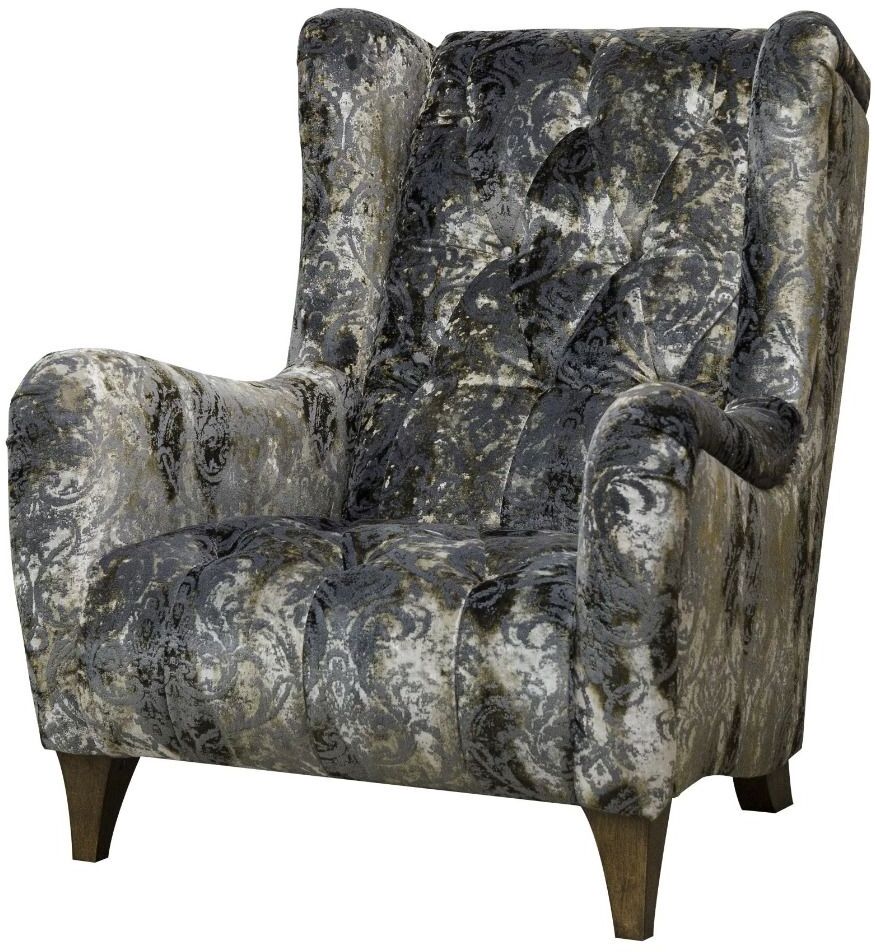Alexander  James Viola Chair in Brocade Bronze | Shackletons