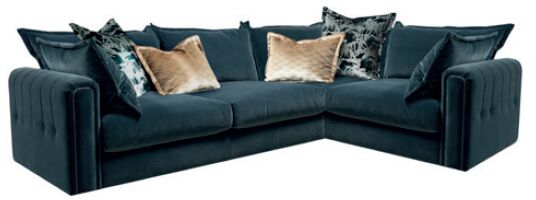 Alexander  James Summerton 3C1 LHRH Closed Sofa in Biba Haze | Shackletons
