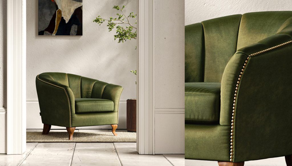 Alexander  James Betsy Chair in Oasis Parrot | Shackletons