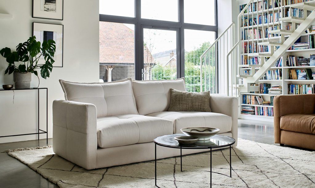 Alexander  James Tod 3 Seat Sofa in Wild Ivory | Shackletons