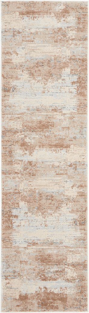 Nourison Rugs   Rustic Textures Runner RUS03 Rug in Beige   23m x 066m | Shackletons