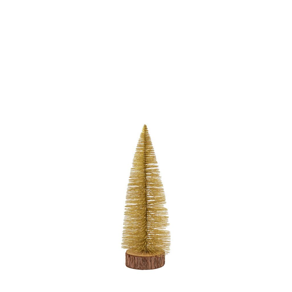 Gallery Direct Brush Tree  LED Lights Gold | Shackletons