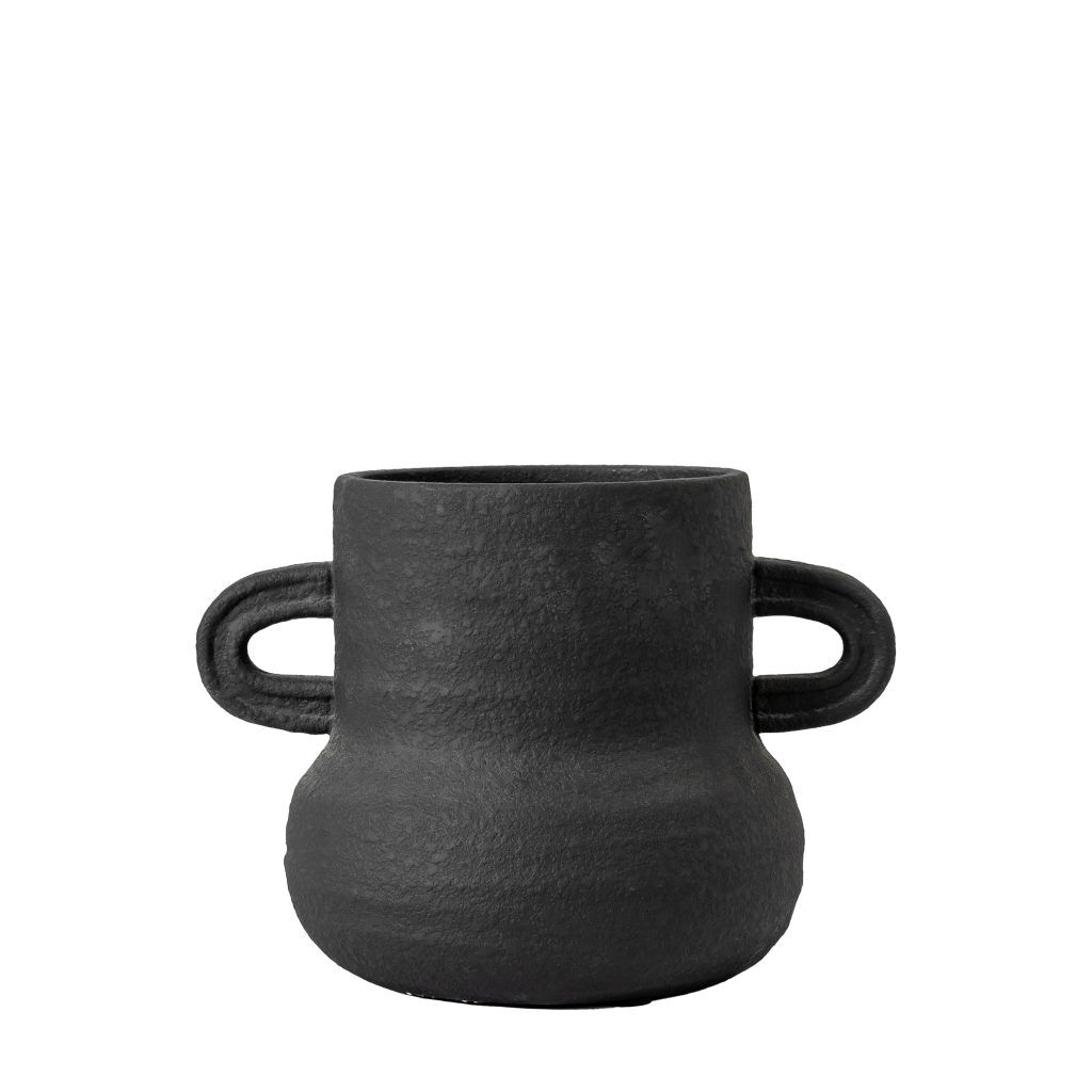 Gallery Direct Gorki Vase Small Black | Shackletons