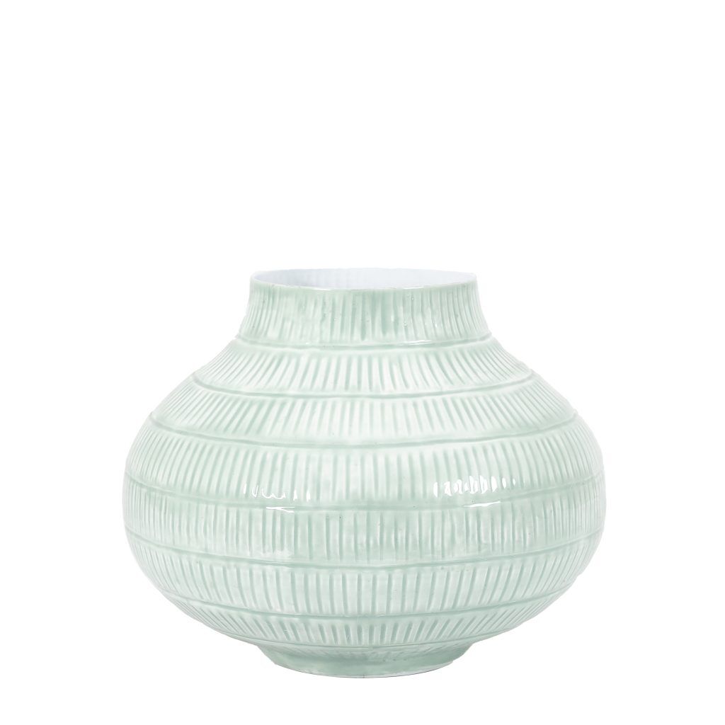 Gallery Direct Emmy Vase Large Pale Sage | Shackletons