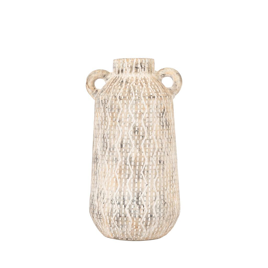 Gallery Direct Ica Vase Medium Earthy White | Shackletons