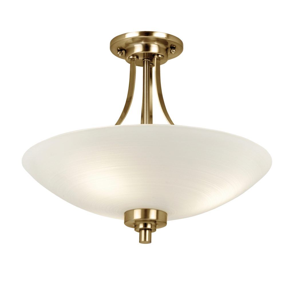Gallery Direct Welles Ceiling Lamp Antique Brass | Shackletons