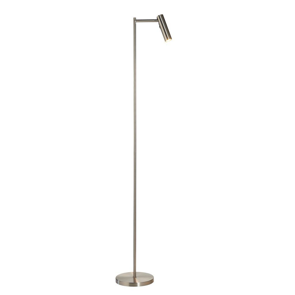Gallery Direct Dedicated Reader 1 Floor Lamp Satin Nickel | Shackletons