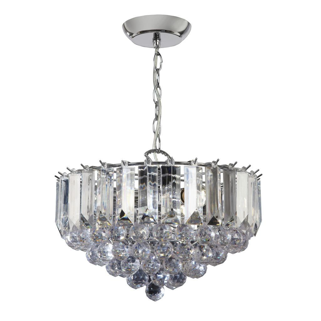 Gallery Direct Fargo 3 Pendant Light Chrome 380mm | Shackletons