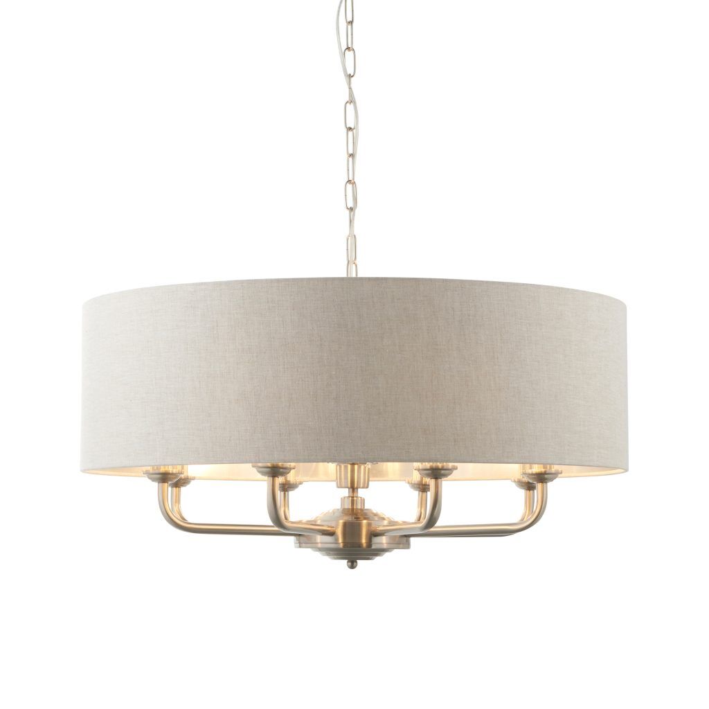 Gallery Direct Highclere 8 Pendant Light Chrome 550 1730mm | Shackletons