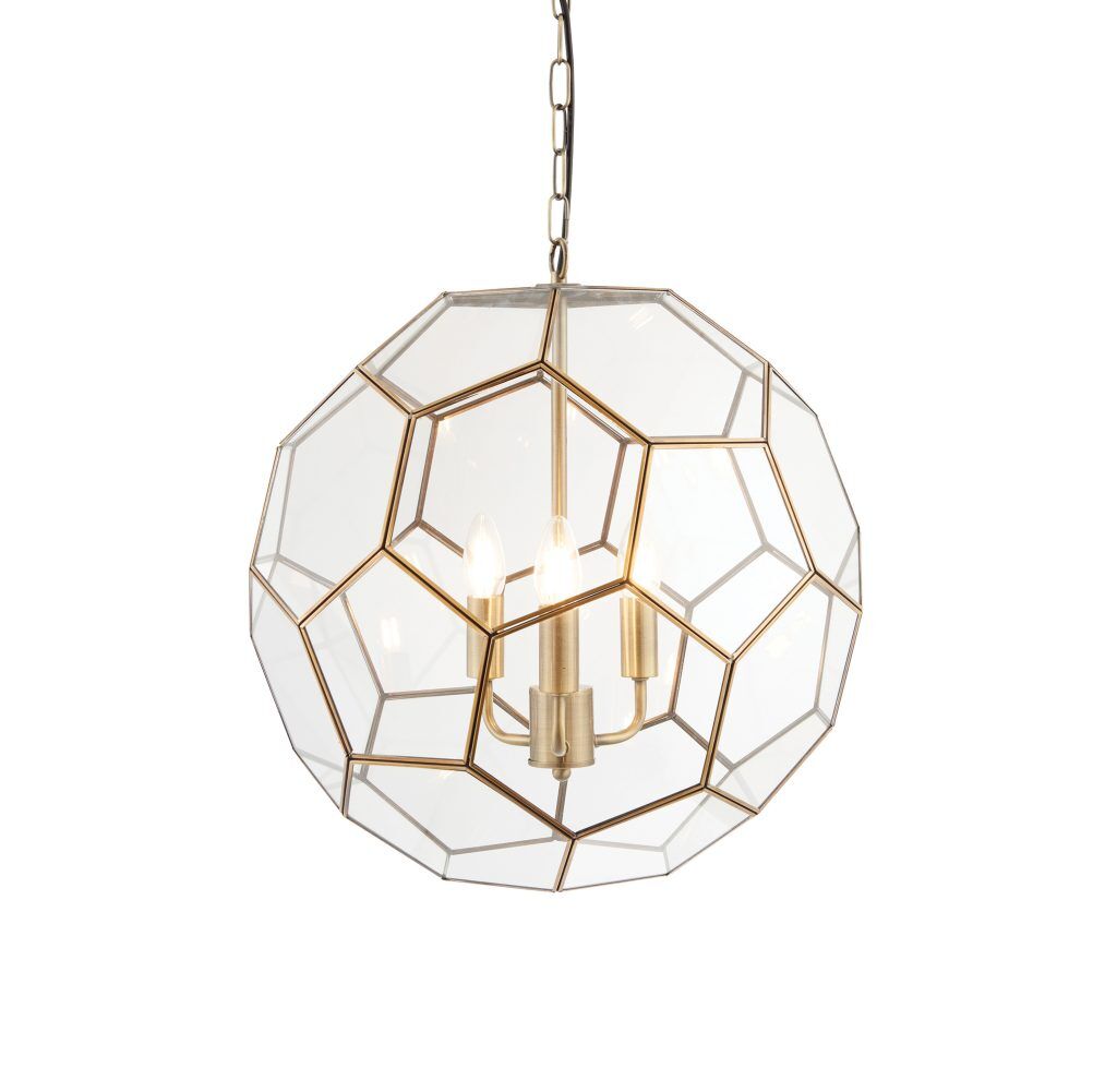 Gallery Direct Miele 3 Pendant Light Antique Brass | Shackletons
