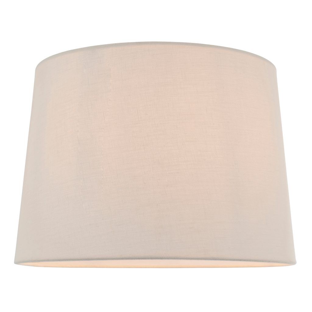 Gallery Direct Mia Shade Vintage White Linen 310mm | Shackletons