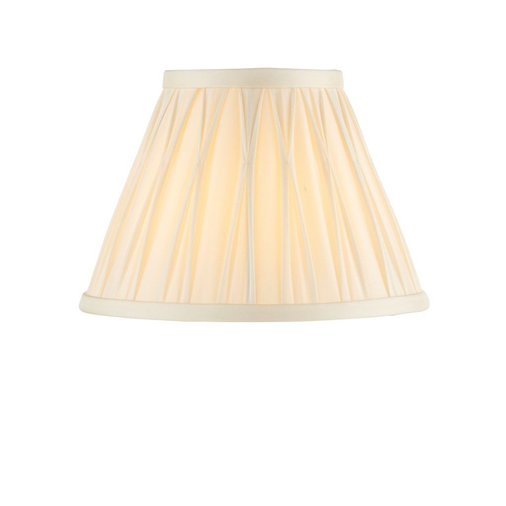 Gallery Direct Chatsworth 1 Shade Light Ivory 140x100x200mm | Shackletons