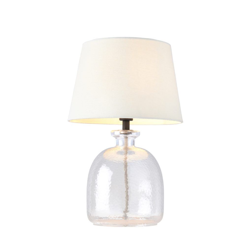 Gallery Direct Lyra Table Lamp Clear  Ivory | Shackletons