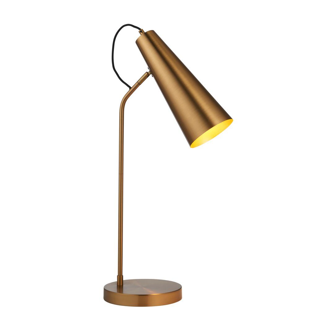 Gallery Direct Karna 1 Table Lamp Antique Brass | Shackletons