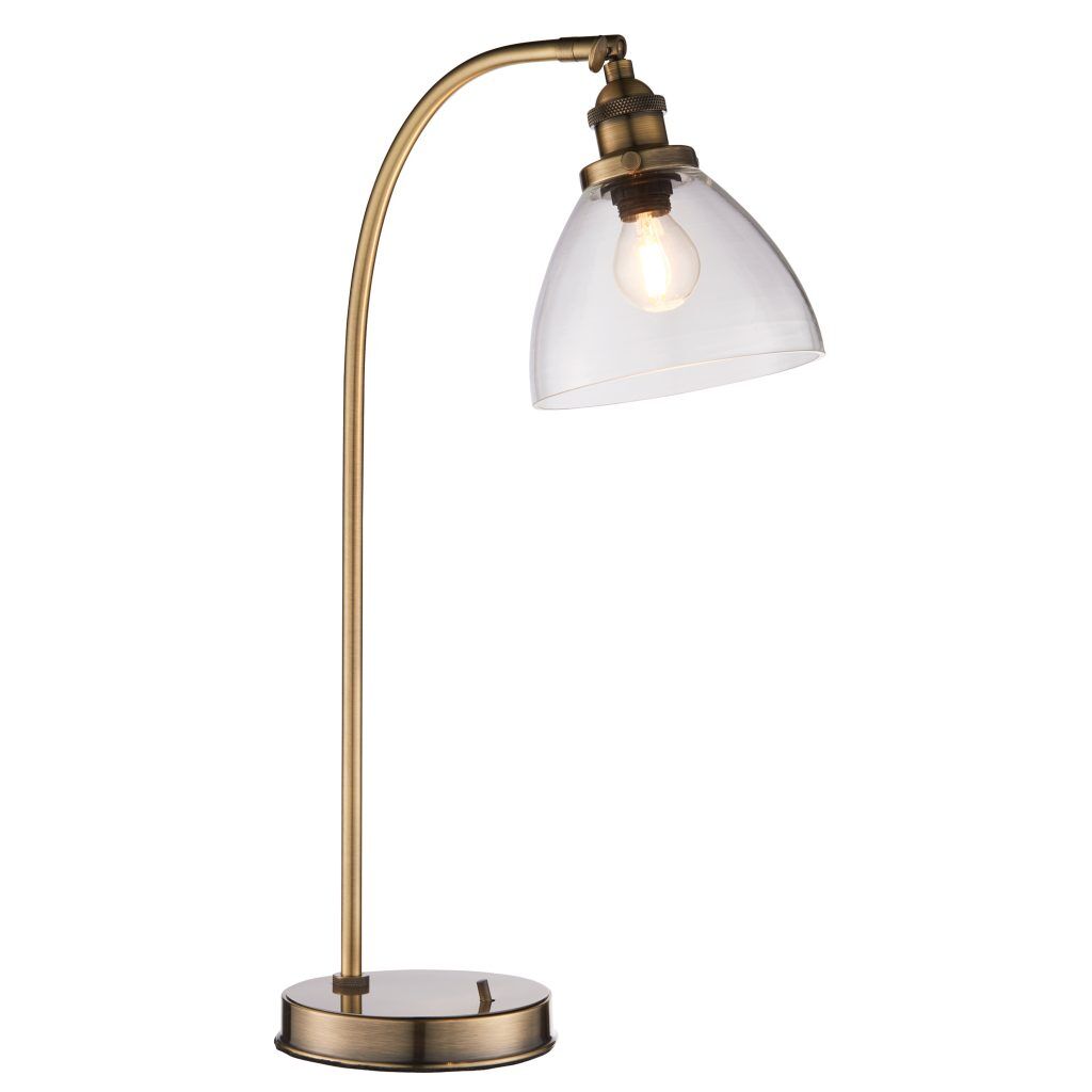 Gallery Direct Hansen Table Lamp Antique Brass | Shackletons