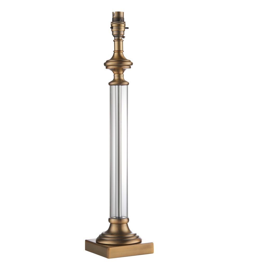 Gallery Direct Avebury 1 Table Light Antique Brass | Shackletons