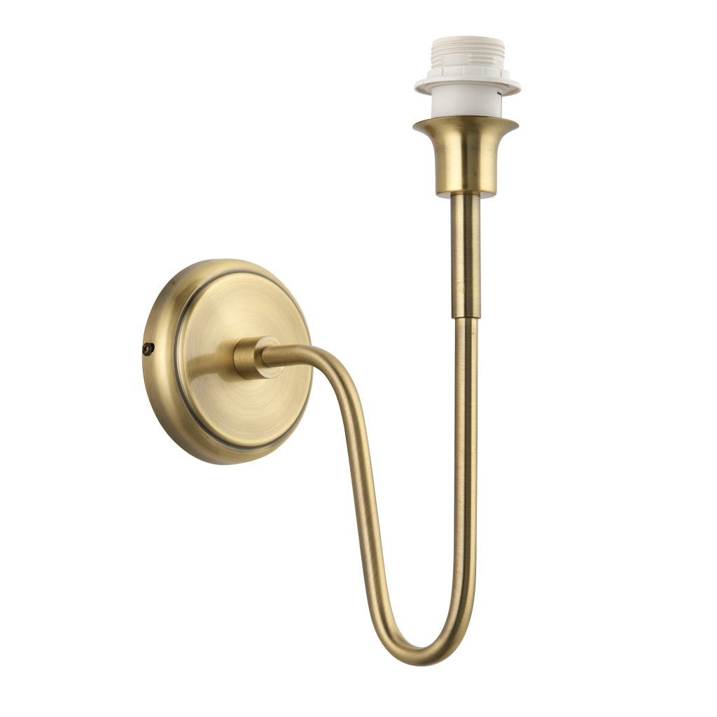 Gallery Direct Rouen 1 Wall Light Antique Brass | Shackletons