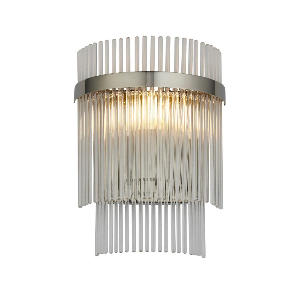 Gallery Direct Marietta 1 Wall Light Bright Nickel | Shackletons