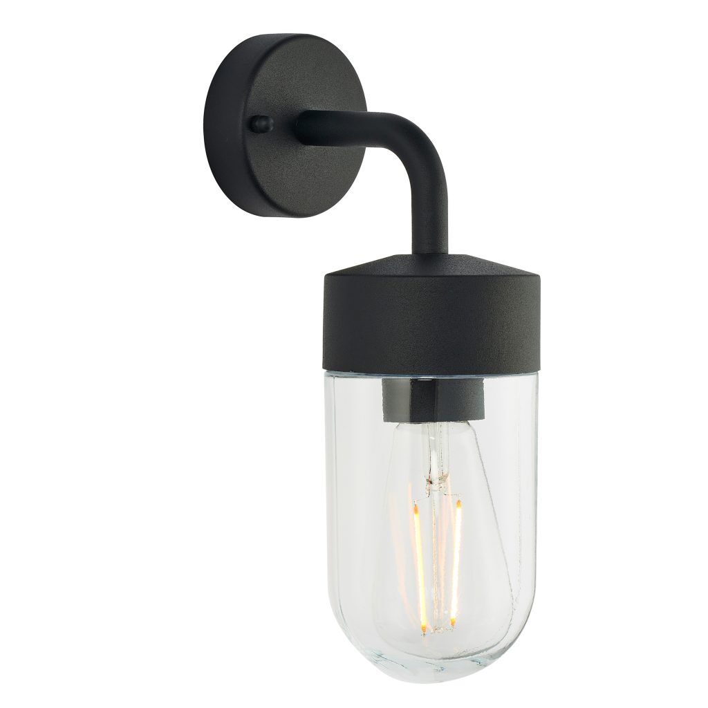 Gallery Direct North Wall Light Matt Black | Shackletons