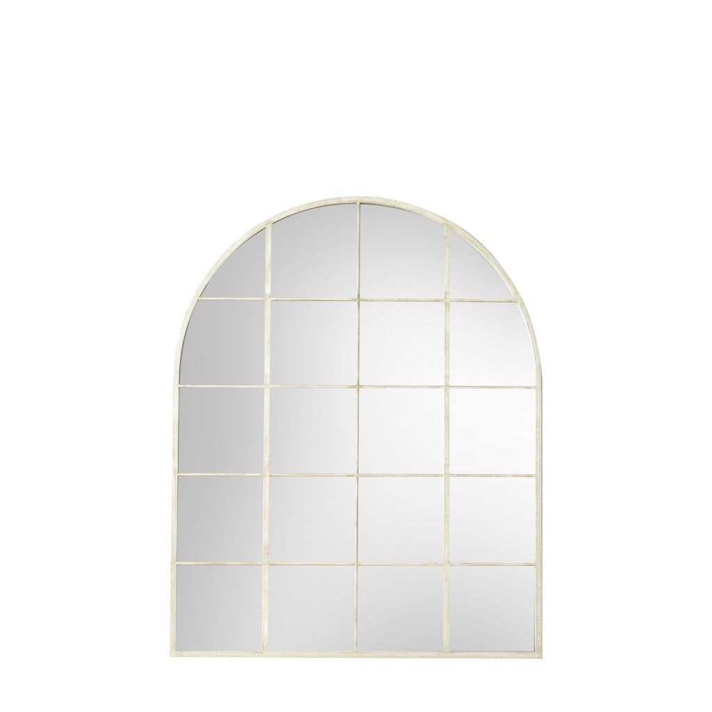 Gallery Direct Hampstead Arch Mirror White | Shackletons