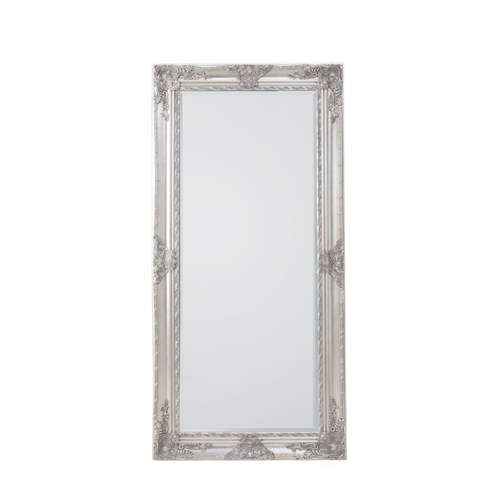 Gallery Direct Harrow Leaner Mirror Antique Silver | Shackletons