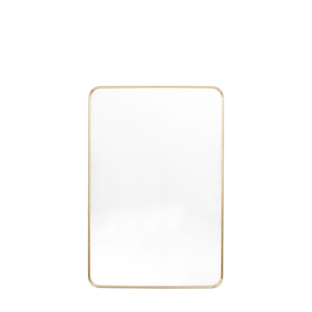 Gallery Direct Holworth Rectangle Mirror Gold | Shackletons