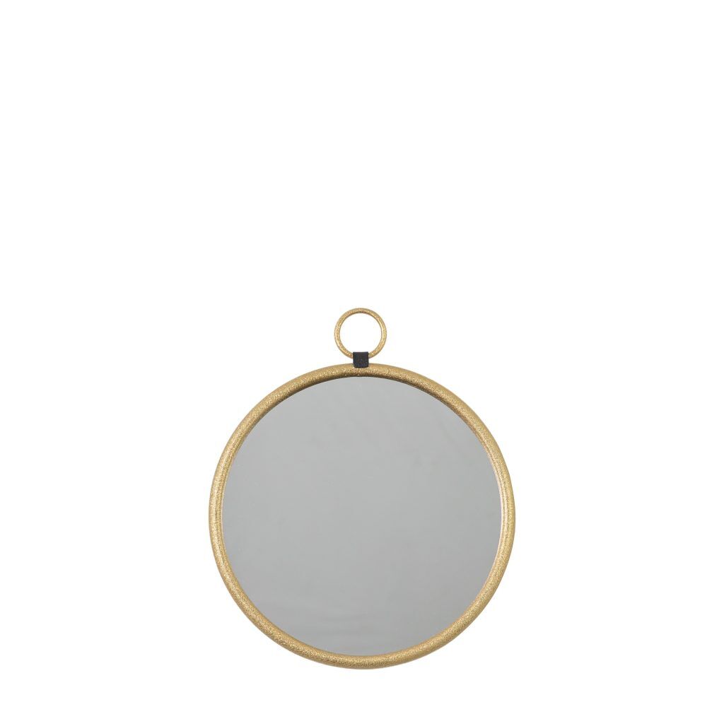 Gallery Direct Bayswater Gold Round Mirror | Shackletons