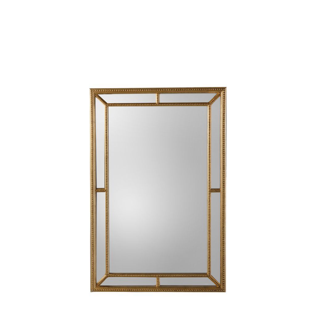Gallery Direct Sinatra Rectangle Mirror Gold | Shackletons